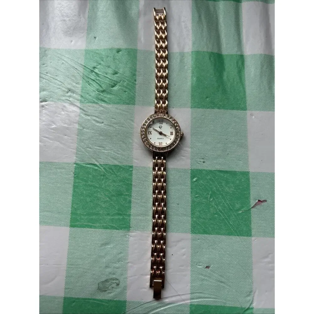 GC Rose Gold Tone Rhinestone Women’s Quartz Watch